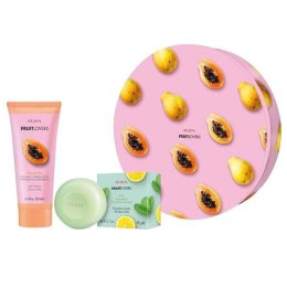 PUPA SET Fruit Lovers Papaya żel pod prysznic 200ml + szampon w kostce 60g (P1)
