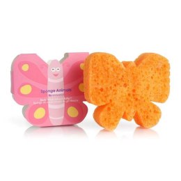 SPONGELLE Sponge Animal Kids gąbka nasączona mydłem do mycia ciała dla dzieci Butterfly (P1)