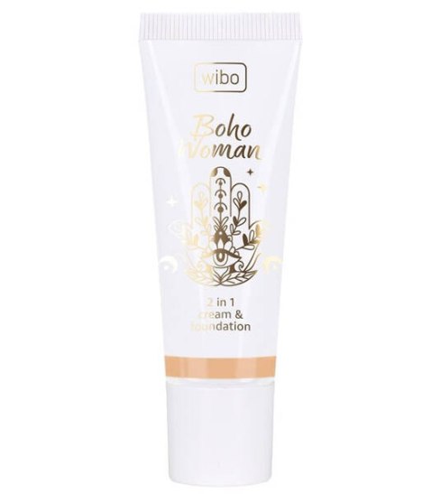 WIBO Boho Woman 2in1 CreamFoundation kremowy podkład nr 2 25g (P1)