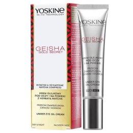 YOSKINE Geisha Gold Secret krem olejkowy pod oczy i na powieki przeciw zmarszczkom, cieniom i workom 15ml (P1)