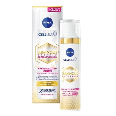 NIVEA Cellular Luminous krem przeciw przebarwieniom SPF50 na dzień 40ml (P1)