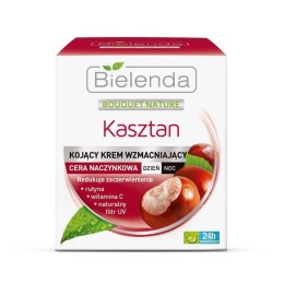 Bielenda Bouquet Nature kojący krem wzmacniający dla cery naczynkowej dzień/noc Kasztan 50ml (P1)