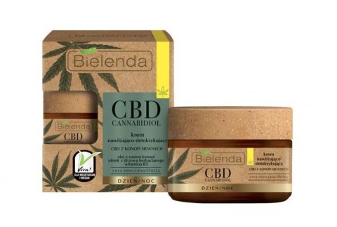 Bielenda CBD Cannabidiol krem nawilżająco-detoksykujący cera mieszana i tłusta 50ml (P1)