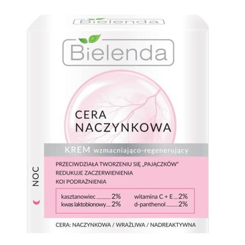 Bielenda Cera Naczynkowa krem wzmacniająco-regenerujący na noc 50ml (P1)