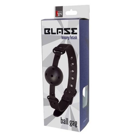 Blaze Ball Gag oddychający knebel Black