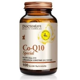 Doctor Life Co-Q10 Special koenzym Q10 130mg w organicznym oleju kokosowym suplement diety 100 kapsułek (P1)