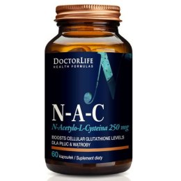 Doctor Life N-A-C n-acetylo-l-cysteina 500mg suplement diety 90 kapsułek (P1)