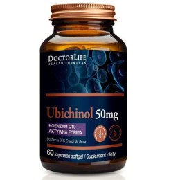 Doctor Life Ubichinol koenzym Q10 aktywna forma 50mg suplement diety 60 kapsułek (P1)
