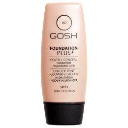 GOSH Foundation Plus+ kryjąco-korygujący podkład do twarzy 002 Ivory 30ml (P1)