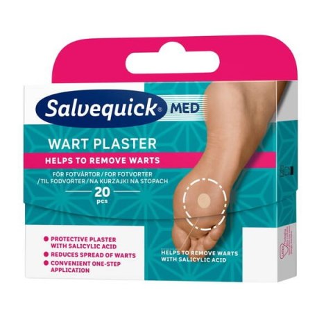 Salvequick Wart Plaster plastry na kurzajki 20szt. (P1)