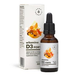 Aura Herbals Witamina D3 Forte suplement diety w kroplach 30ml (P1)