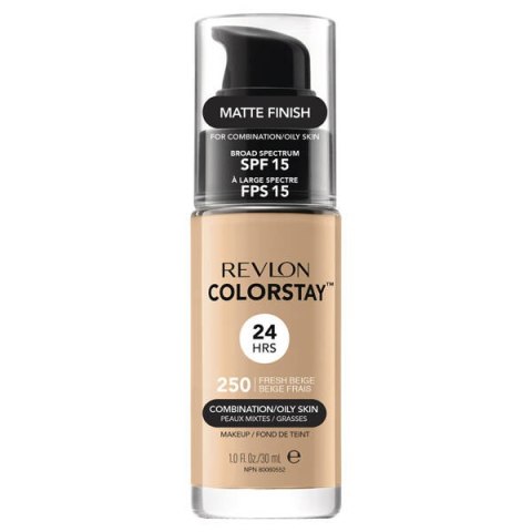 Revlon ColorStay podkład z pompką do cery mieszanej i tłustej z kompleksem SoftFlex 250 Fresh Beige 30ml (P1)