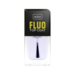 Wibo Fluo Top Coat bezbarwny top do paznokci 8.5ml (P1)