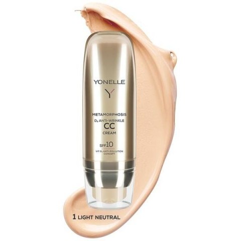 Yonelle Metamorphosis D3 Anti Wrinkle CC Cream SPF10 przeciwzmarszczkowy krem 1 Light Neutral 50ml (P1)