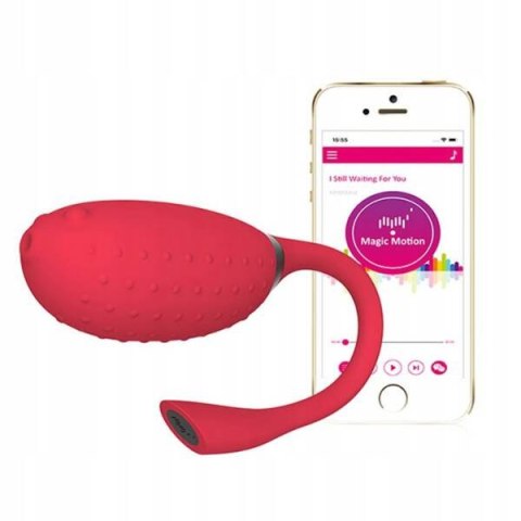 Magic Motion Fugu Smart Wearable Vibrator wibrator typu jajko sterowany aplikacją Red (P1)