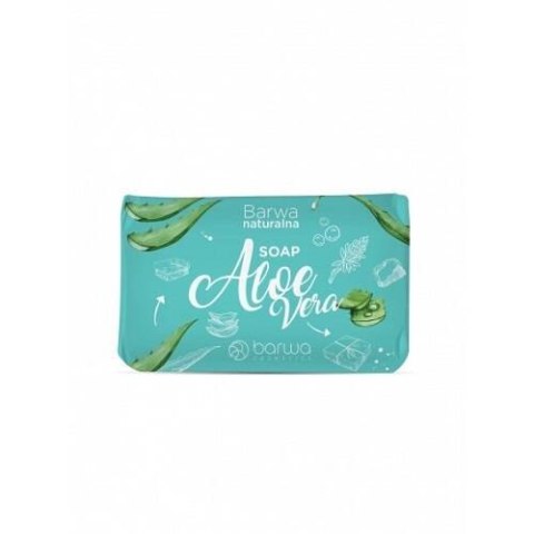 Barwa Naturalna Soap pielęgnacyjne mydło w kostce do rąk i ciała Aloe Vera 100g (P1)