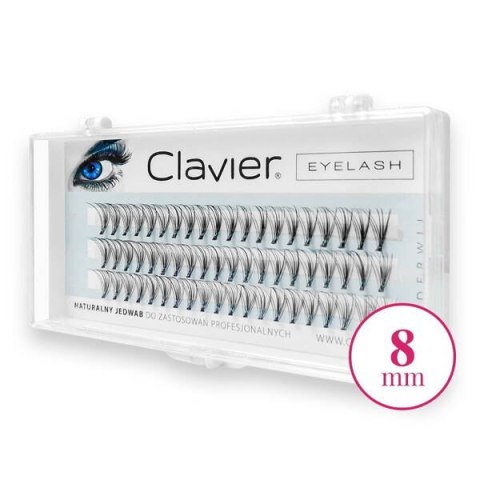 Clavier Eyelash kępki rzęs 8mm (P1)