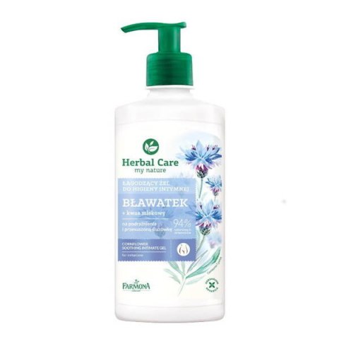 Farmona Herbal Care Soothing Intimate Gel łagodzący żel do higieny intymnej Bławatek 330ml (P1)