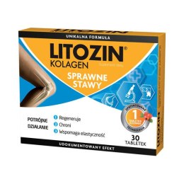 Litozin Kolagen sprawne stawy suplement diety 30 tabletek (P1)