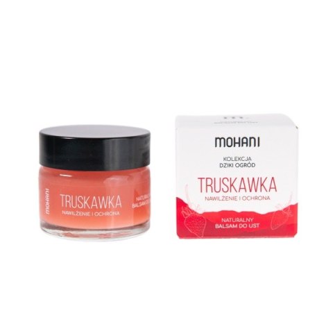 Mohani Nawilżająco-ochronny balsam do ust Truskawka 15ml (P1)