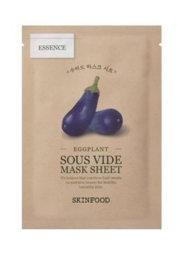 SKINFOOD Eggplant Sous Vide Mask Sheet wygładzająco-nawilżająca maseczka w płachcie 22g (P1)
