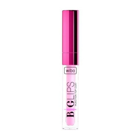 Wibo Big Lips Injection Top Coat błyszczący topper do ust z olejem migdałowy 2.8g (P1)