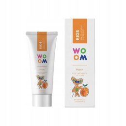 Woom Kids naturalna pasta do zębów dla dzieci 3-8 lat Brzoskwinia 50ml (P1)