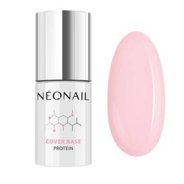 NEONAIL Professional Cover Base Protein proteinowa baza do lakieru hybrydowego Nude Rose 7,2ml (P1)