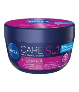 Nivea Care 3w1 lekki krem do twarzy na noc 100ml (P1)