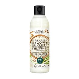 BARWA Naturalna ryżowy szampon do włosów przesuszonych i osłabionych 300ml (P1)