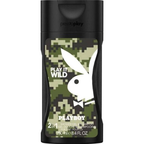 Playboy Play It Wild for Him Żel pod prysznic i szampon 2w1 250ml