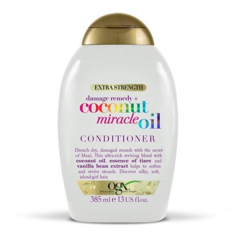 Organix Damage Remedy + Coconut Miracle Oil Conditioner odżywka do włosów suchych i zniszczonych 385ml (P1)