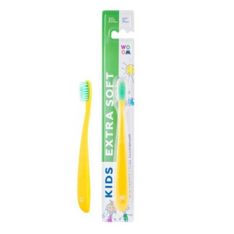 WOOM Toothbrush Kids Extra Soft 2-6 Years bardzo delikatna szczoteczka do zębów dla dzieci (P1)