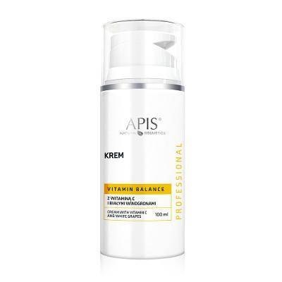 APIS Vitamin Balance krem z wit. C i białymi winogronami 100ml